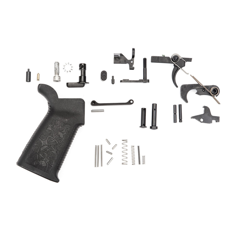 Image of Spike's Tactical Lower Receiver Parts Kit Standard - 223 Rem/556NATO with SKU: SPKSLPK101
  Elevate your firearm build with the Spike's Tactical Lower Parts Kit (LPK), meticulously crafted to surpass military specifications. Experience a super...
