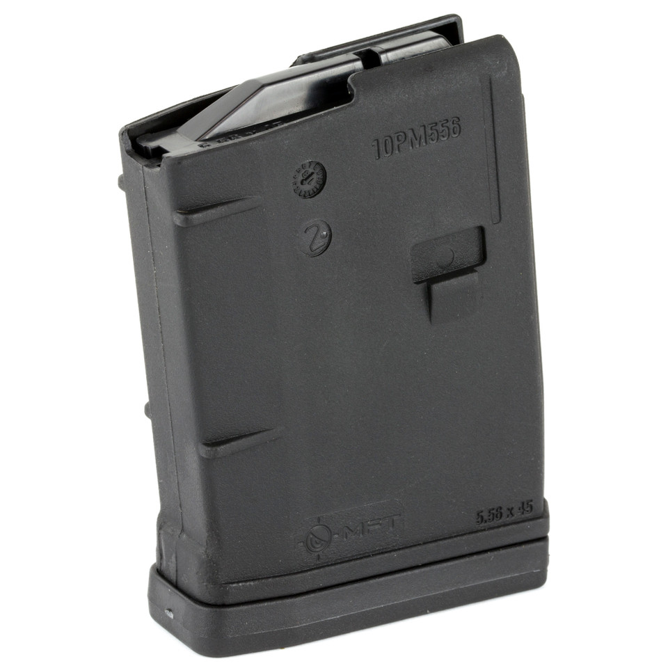 MFT 5.56 10-round magazine in Black.