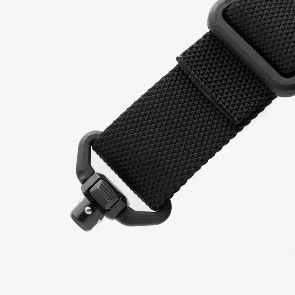 Elevate your tactical setup with the Magpul QDM Quick Disconnect Sling Mount, a robust and innovative upgrade for your standard push-button quick detach sling swivels.