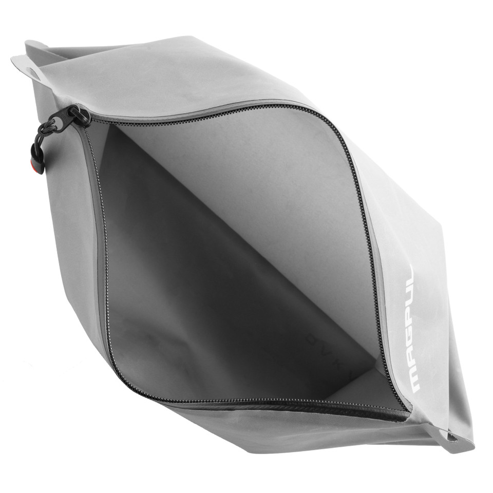 Magpul DAKA Lite Pouch Large Gray, lightweight and packable with YKK AquaGuard zipper.