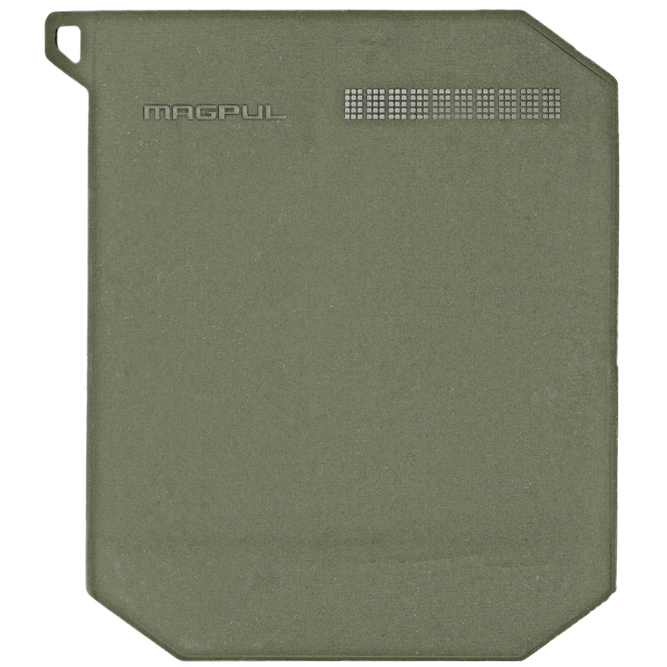 Magpul DAKA Volume Pouch OD Green, self-standing with large translucent window and carabiner point.