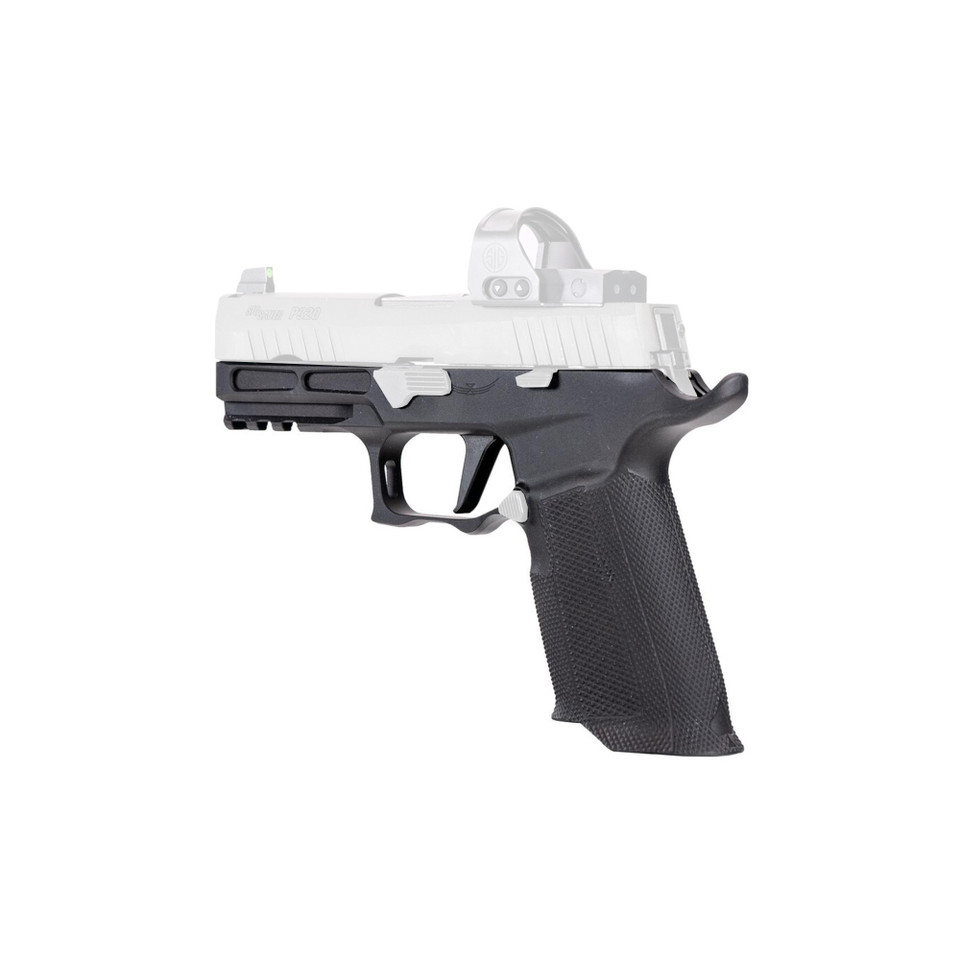 Icarus A.C.E. SOCOM Sig P320 Carry grip in black.