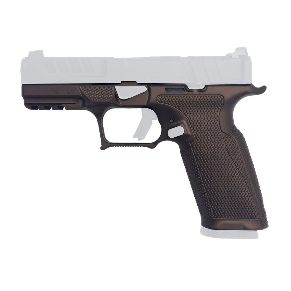 Icarus A.C.E. X grip for Springfield Echelon Compact in black, all aluminum construction.
