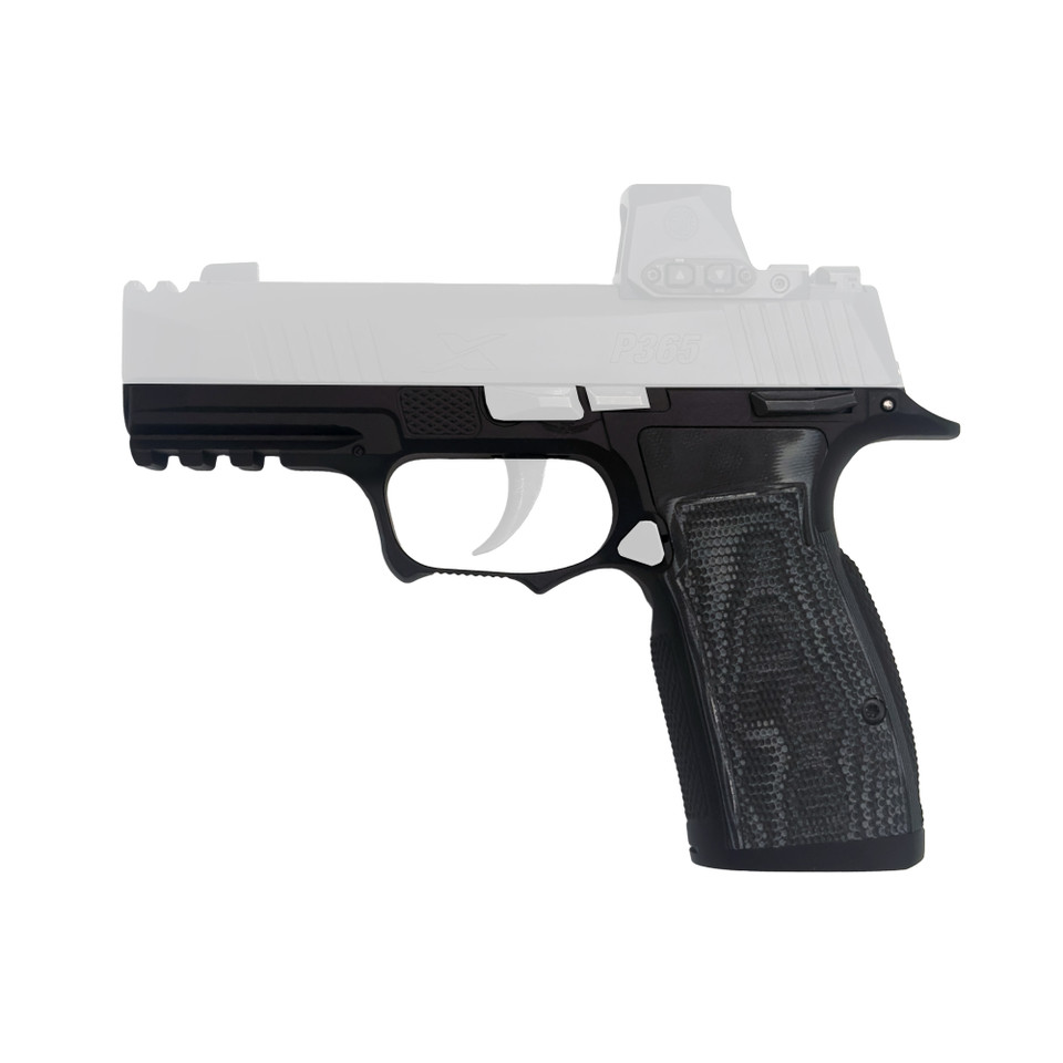 Icarus A.C.E. AXG Sig P365 X-Macro/XL grip with manual safety.