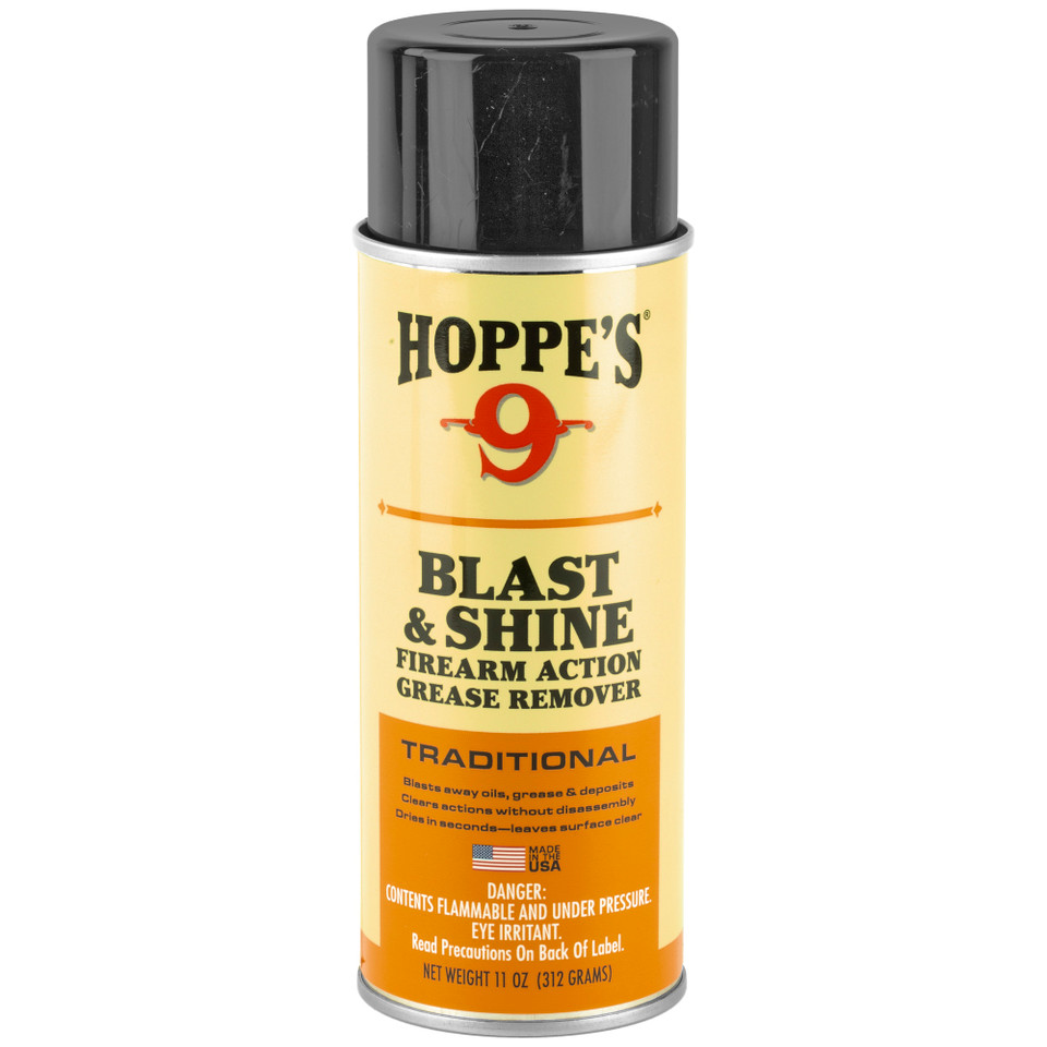 Hoppe's Cleaner/Degreaser Aerosol Can 11oz all-in-one firearm maintenance.