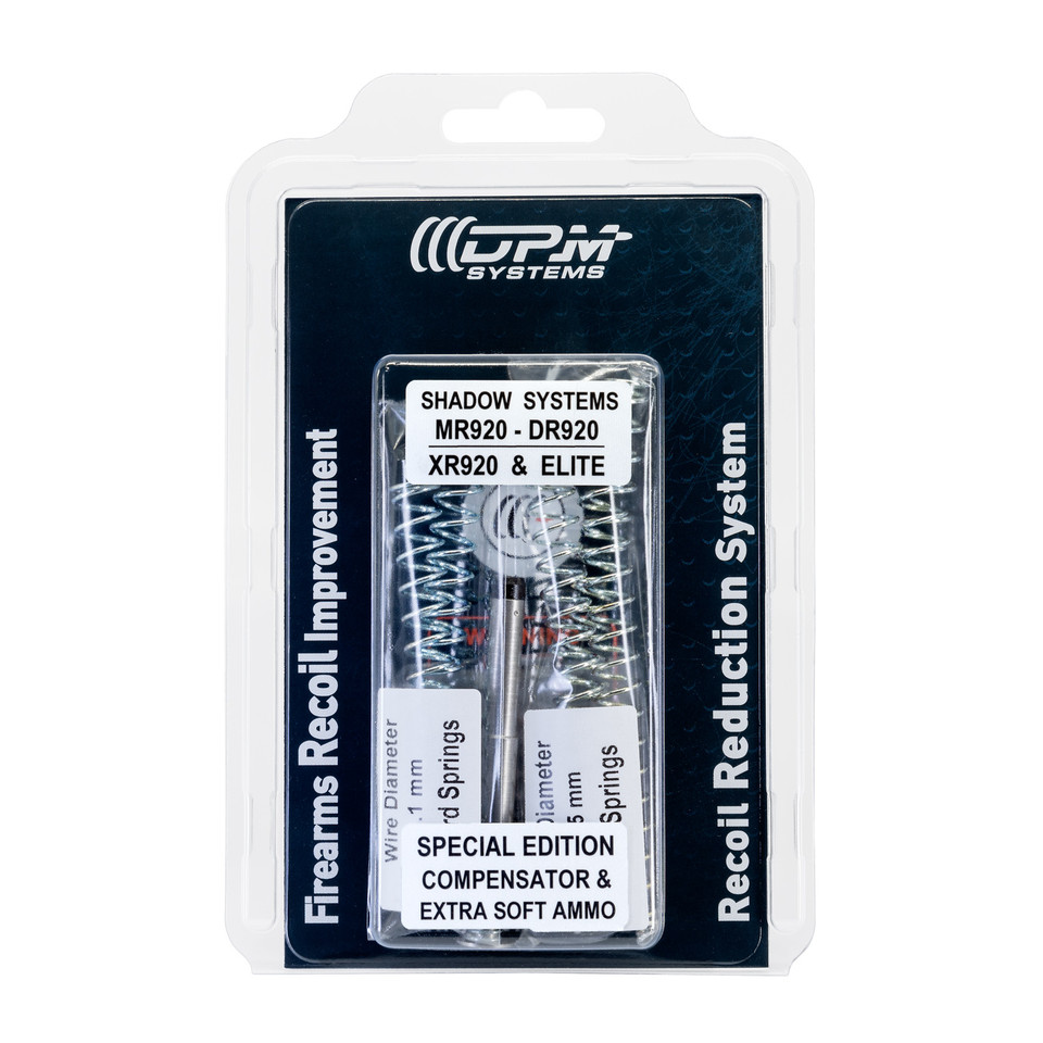 Upgrade your Shadow Systems MR920, DR920, XR920, or Elite with the DPM Mechanical Recoil Reduction System for compensators. Reduce recoil, improve accuracy, and enjoy faster follow-up shots with lifetime warranty.