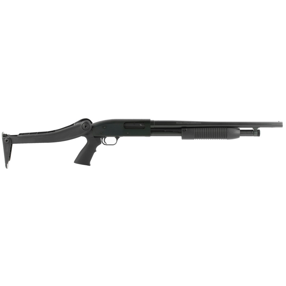 Mossberg 88, Maverick, Pump, 12Ga 3", 18.5", Black, Top Folding 5rd