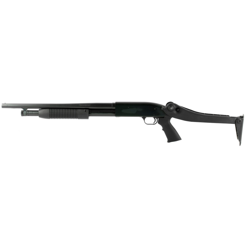 Mossberg 88, Maverick, Pump, 12Ga 3", 18.5", Black, Top Folding 5rd