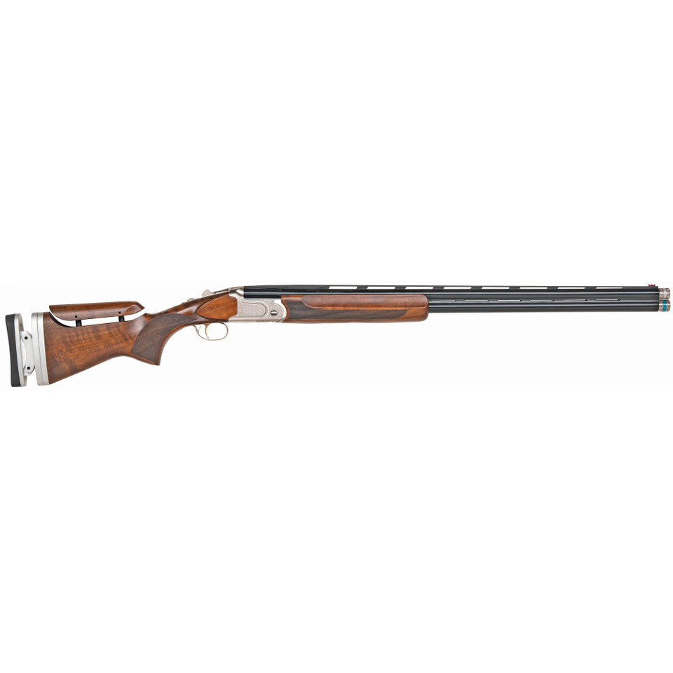 Mossberg Gold Reserve II Super Sport over/under shotgun, 12 gauge, 30" barrels, silver finish.