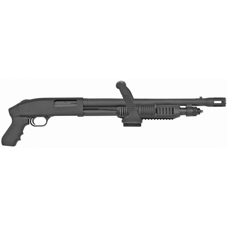 Mossberg 500 shotgun, .410 bore, 24" barrel, VR, 5-round capacity, wood stock.