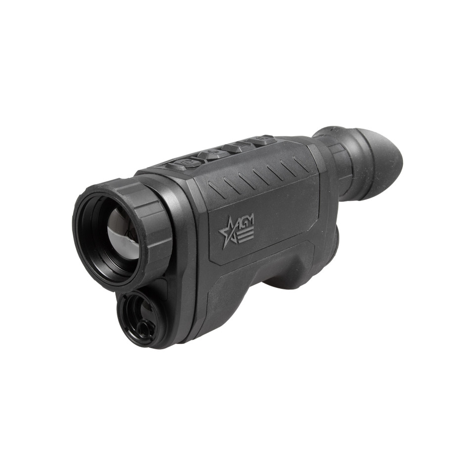 AGM ReachIR LRF 35-640 thermal monocular with 1000m laser rangefinder.