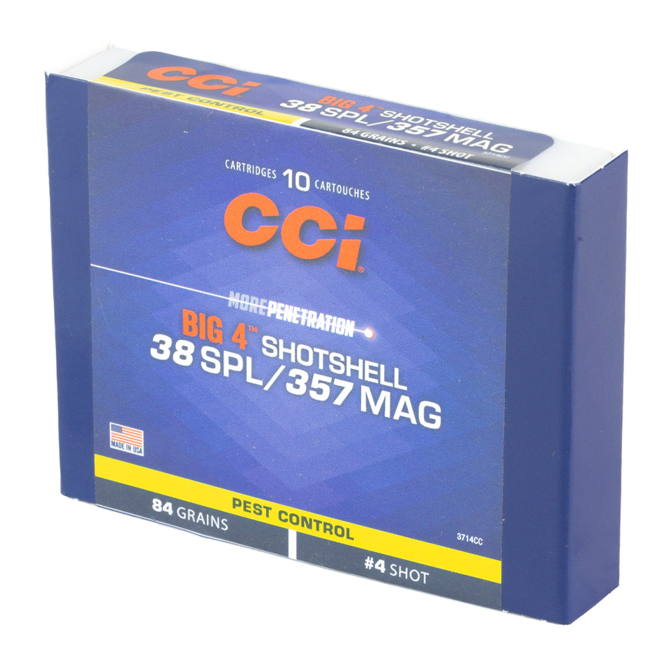 CCI Shotshell 40 S&W 88gr Shotshell #9 for pest control, 10 rounds.