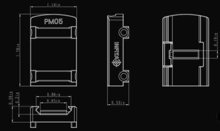 InfiTac Low Picatinny Rail Mount for FMP13 Thermal Optic. Low-profile design for secure installation, precise alignment, and a streamlined setup on Picatinny platforms.