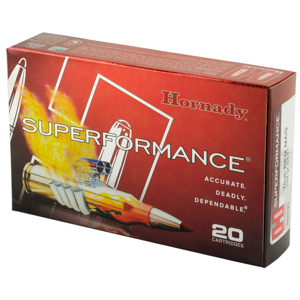 Hornady Superformance Ammunition 7MM Rem 139gr SST 20rd box