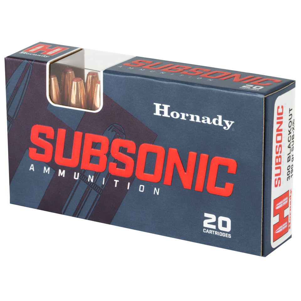 Hornady Subsonic 300 Blackout 190gr Sub-X 20rd box