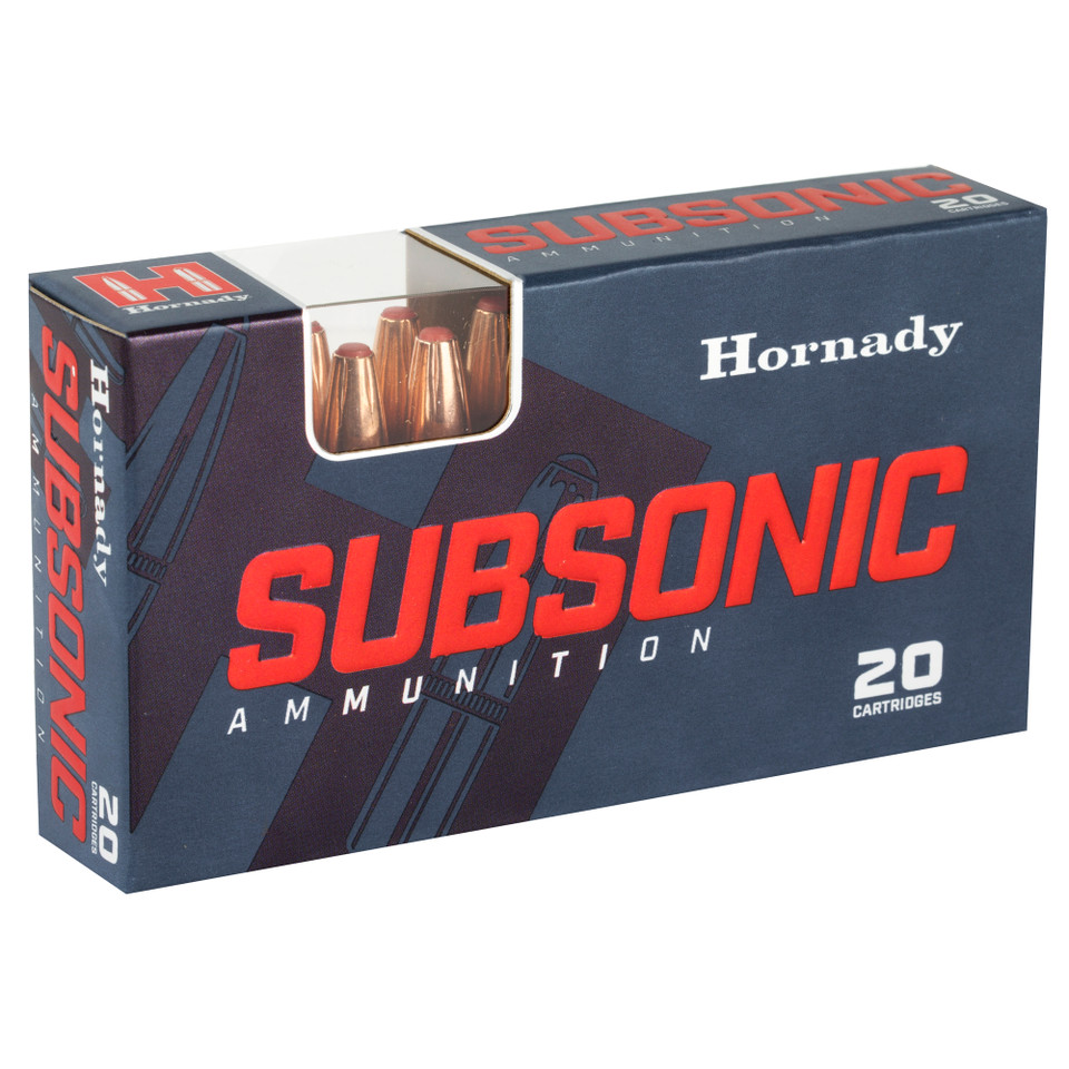 Hornady Subsonic 300 Blackout 190gr Sub-X 20rd box