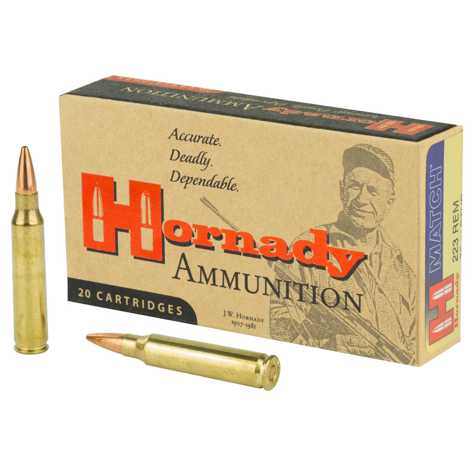 Hornady BLACK 223 Rem 62gr Full Metal Jacket 20rd box
