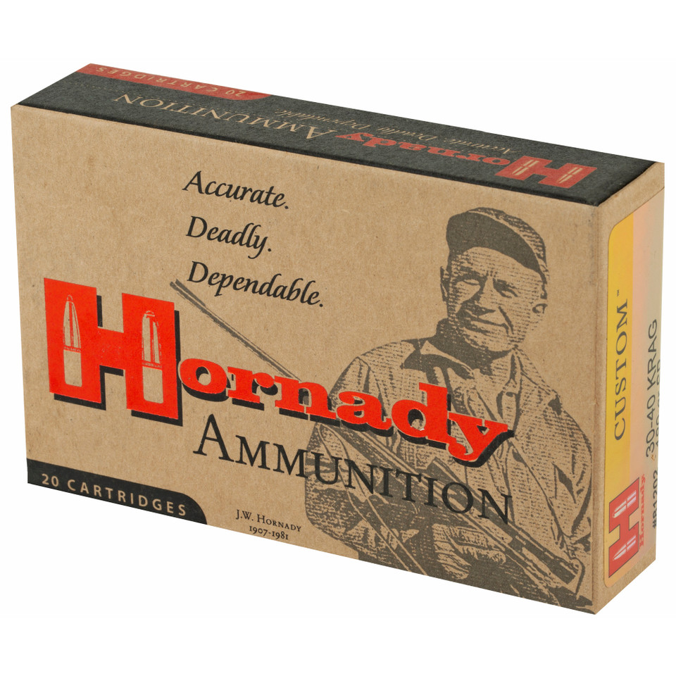 Hornady Custom 30-40 Krag 180gr Soft Point 20rd box