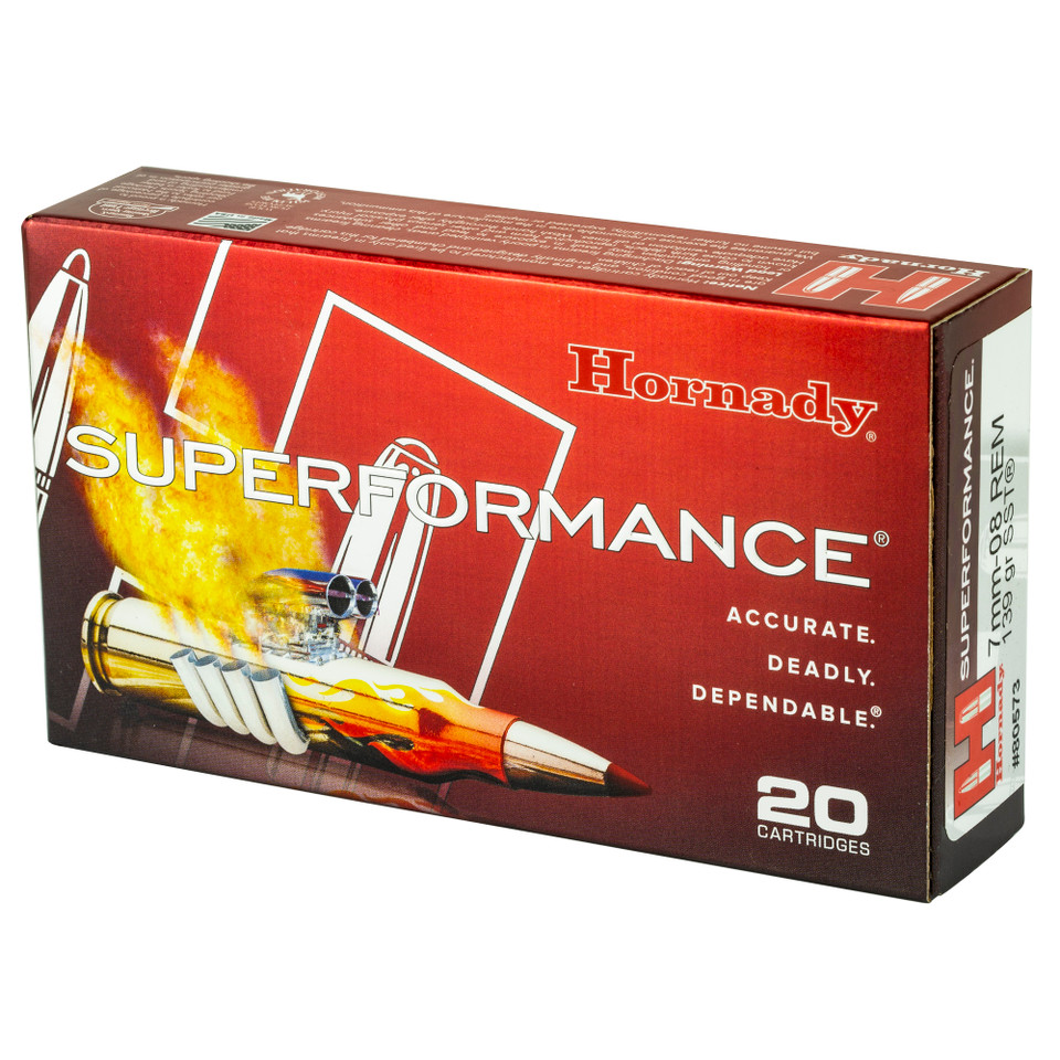 Hornady SuperFormance 7MM-08 139gr SST 20rd box