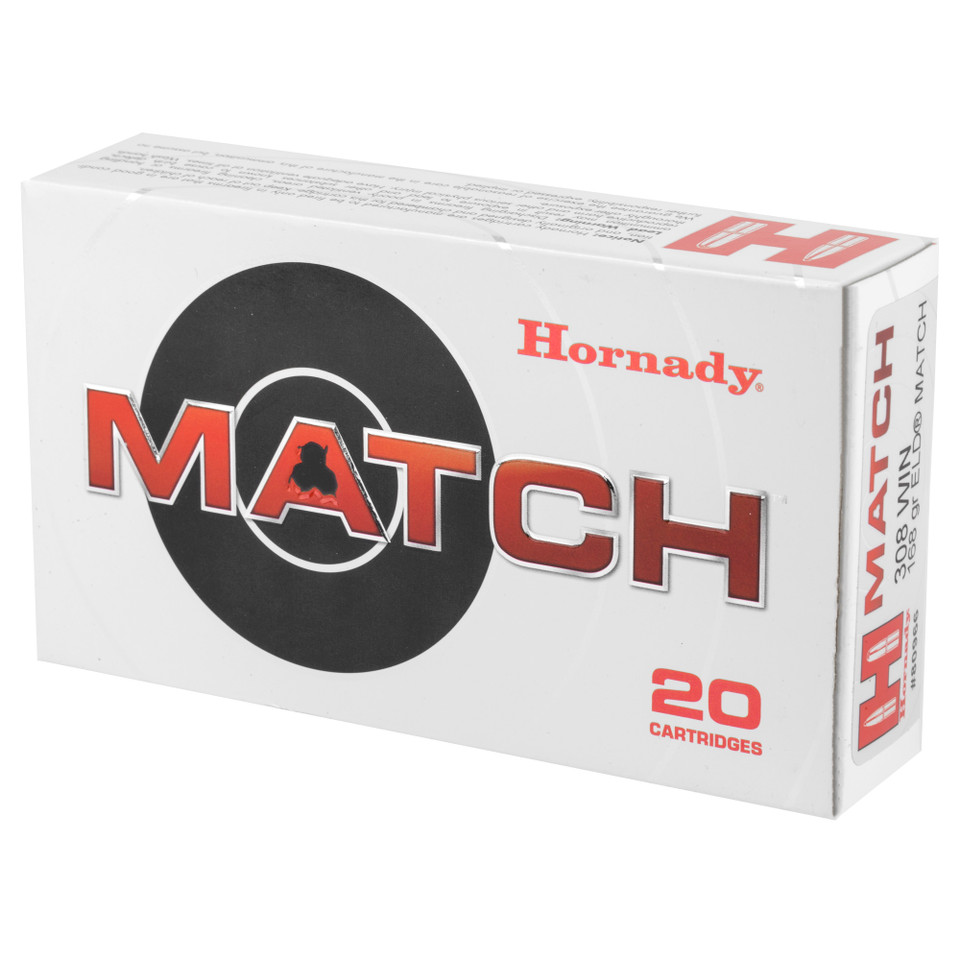 Hornady Match 308 Win 168gr ELD Match 20rd box