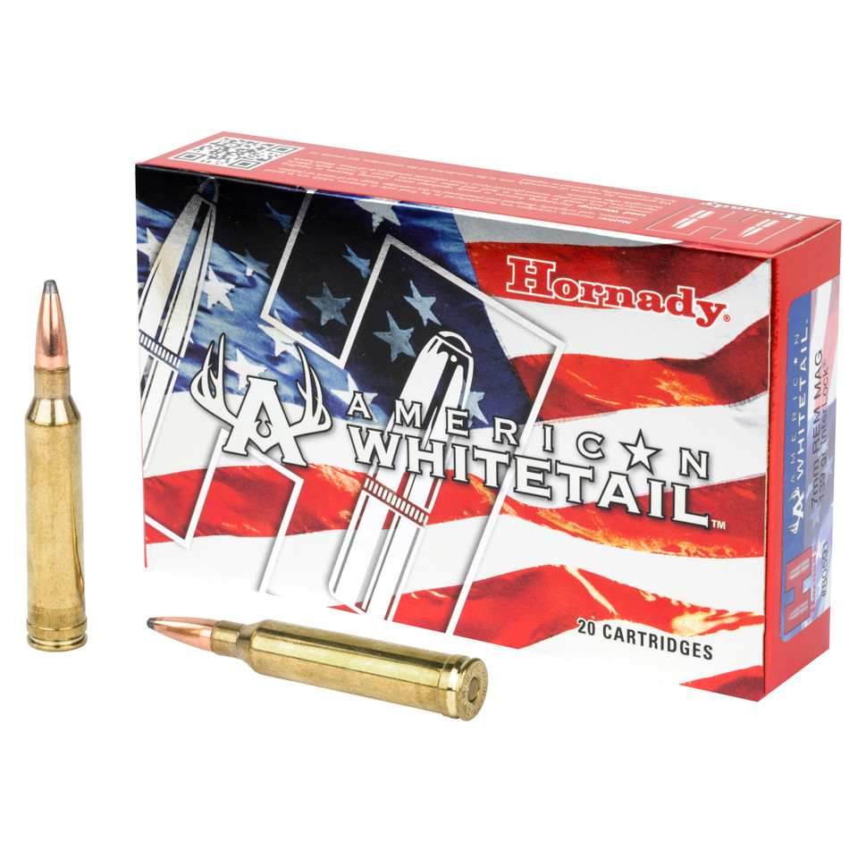 Hornady American Whitetail 7MM REM 139gr InterLock Soft Point 20rd box