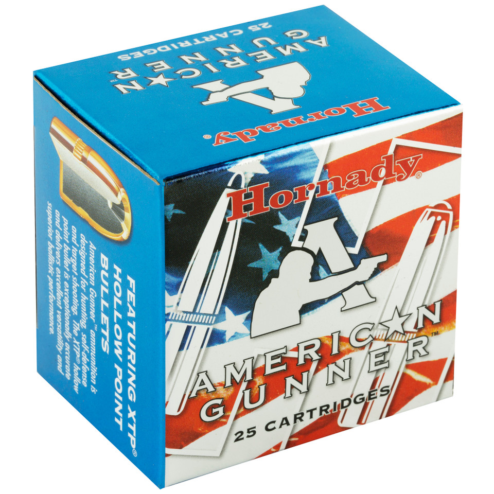 Hornady American Gunner 38 Special 125gr XTP ammunition box