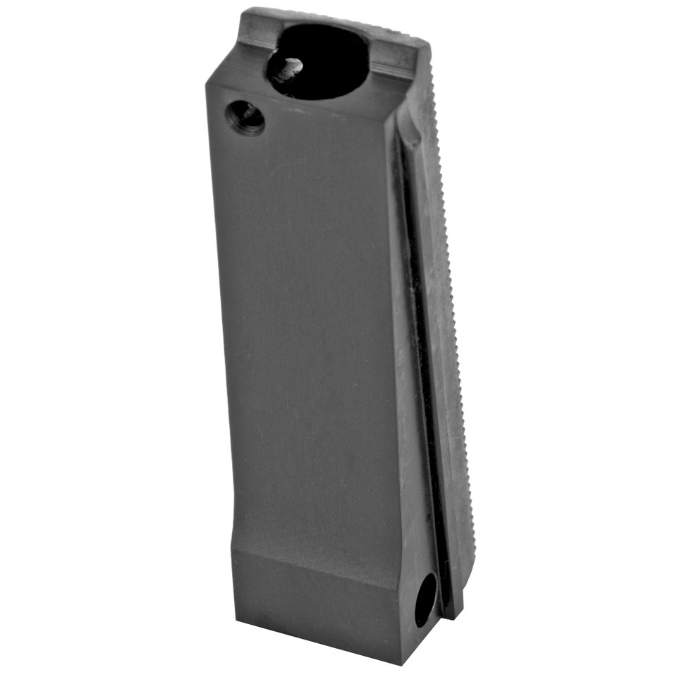 Wilson Combat Checkered Mainspring Housing Flat Full Size Blue Steel