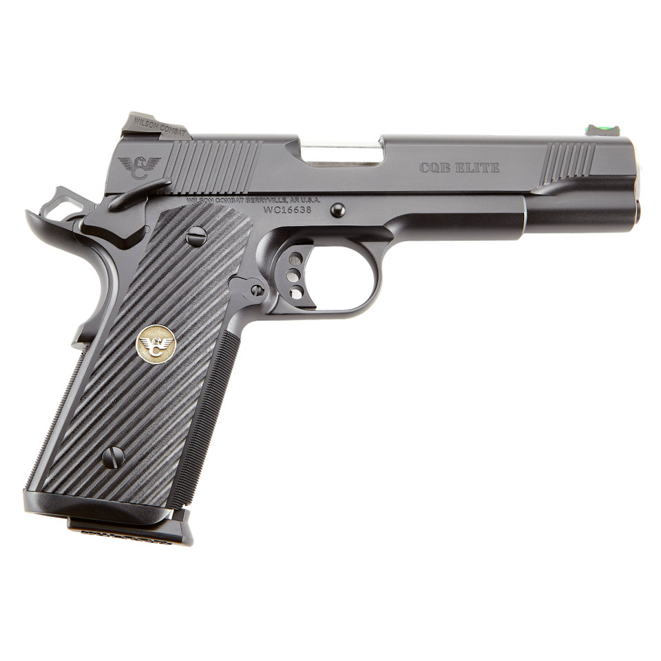 Wilson Combat CQB Elite 1911 45ACP 5" Black Armor Tuff G10 Grips Pistol