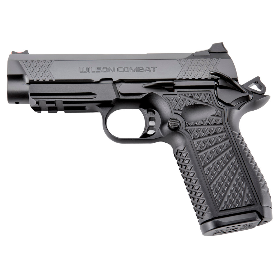 Wilson Combat SFX9 Compact 9MM 4" DLC Black X-Tac Serrations Pistol