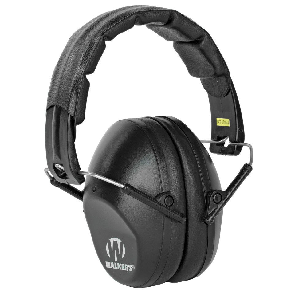 Walker's Pro Folding Earmuffs in Black