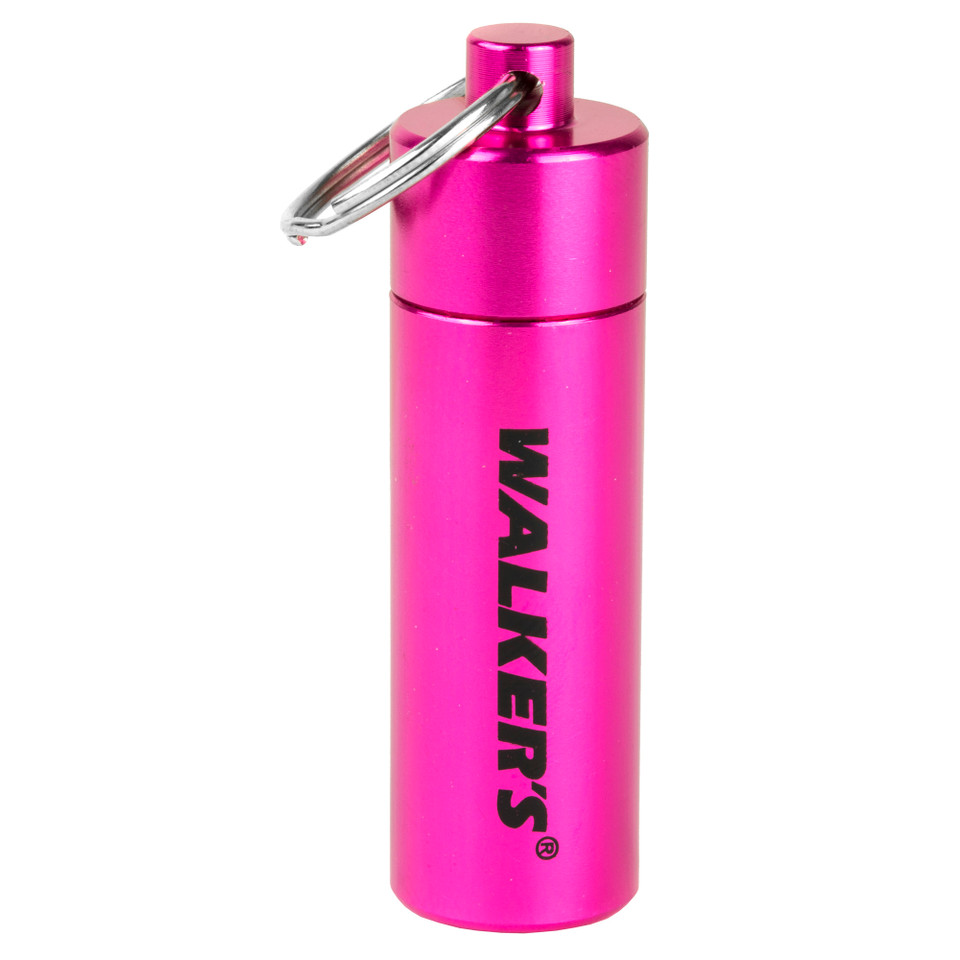 Walker's Pink Foam Ear Plugs - 7 Pack with Case