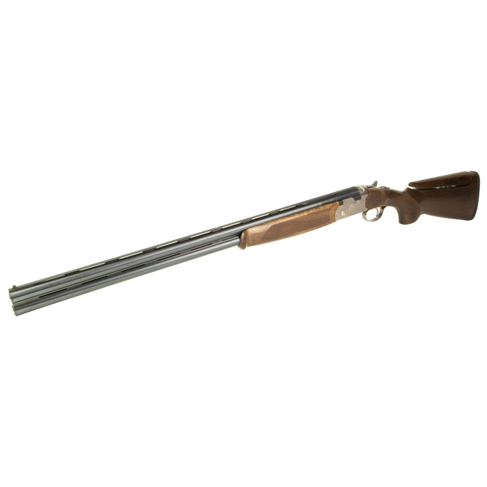 Beretta 686 Silver Pigeon I Sporting O/U 12 Gauge shotgun, 30" barrels, floral engraving, silver receiver.