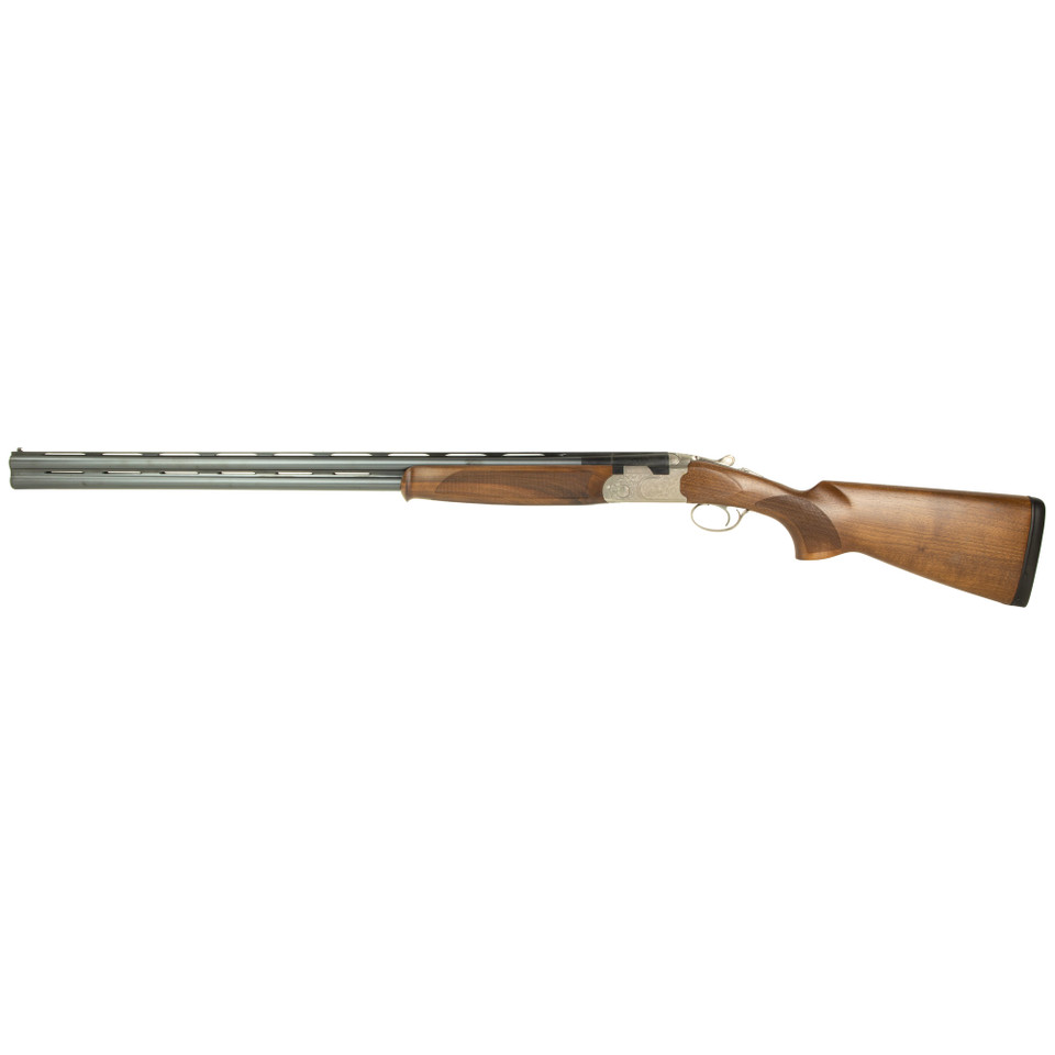 Beretta 686 Silver Pigeon I Sporting O/U 12 Gauge shotgun, 32" barrels, floral engraving, silver receiver.
