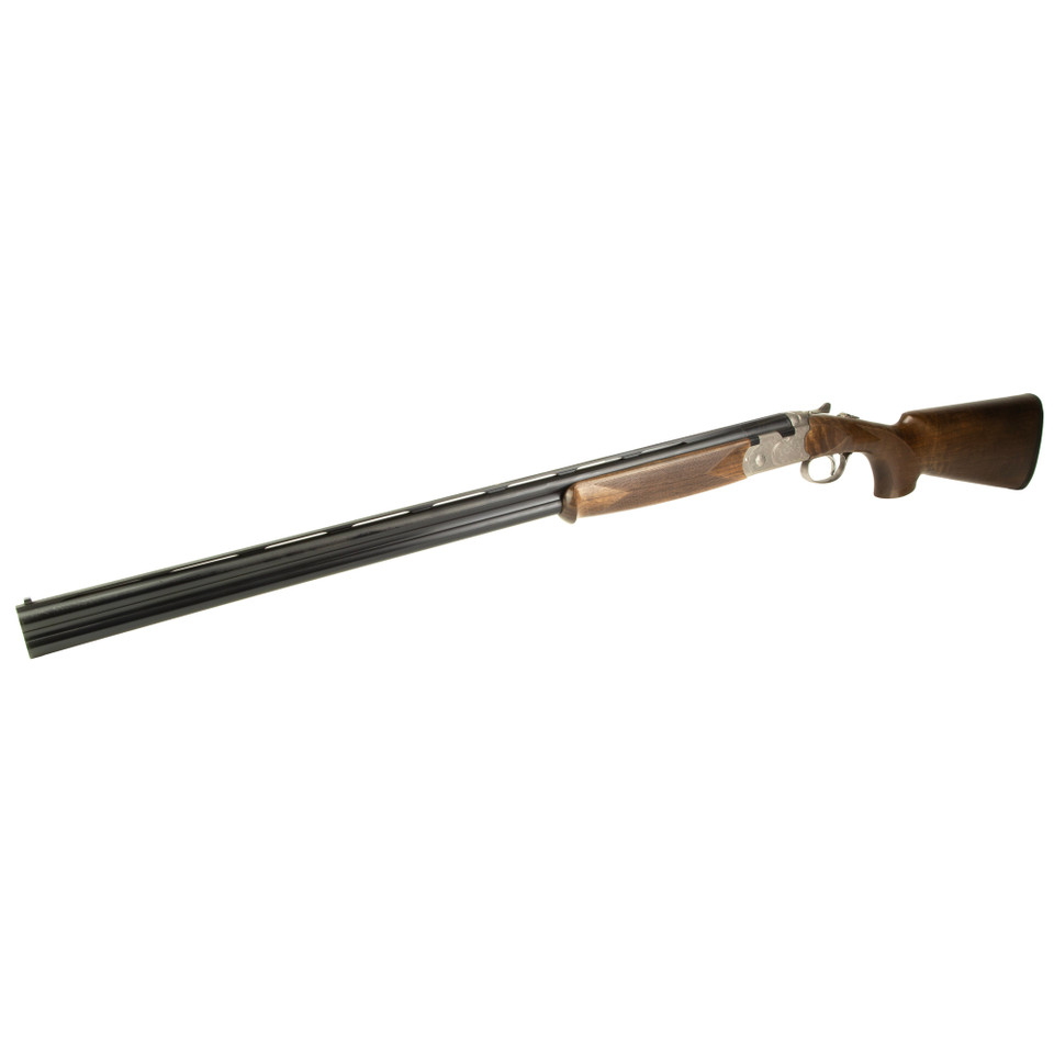 Beretta 686 Silver Pigeon I Sporting O/U 20 Gauge shotgun, 30" barrels, floral engraving, silver receiver.