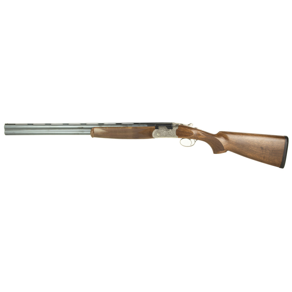 Beretta 686 Silver Pigeon I 12 Gauge shotgun, 26" barrels, floral engraving, silver receiver.