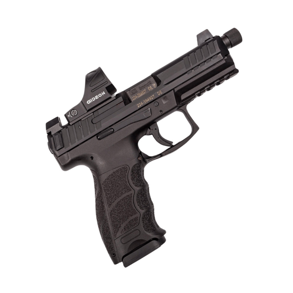 Gideon Optics Omega Red/Green Dot Sight — large RMR-style window, shake-to-awake, 50,000-hour battery life, and rugged 7075-T6 aluminum housing. Perfect for competition, duty, and tactical use.