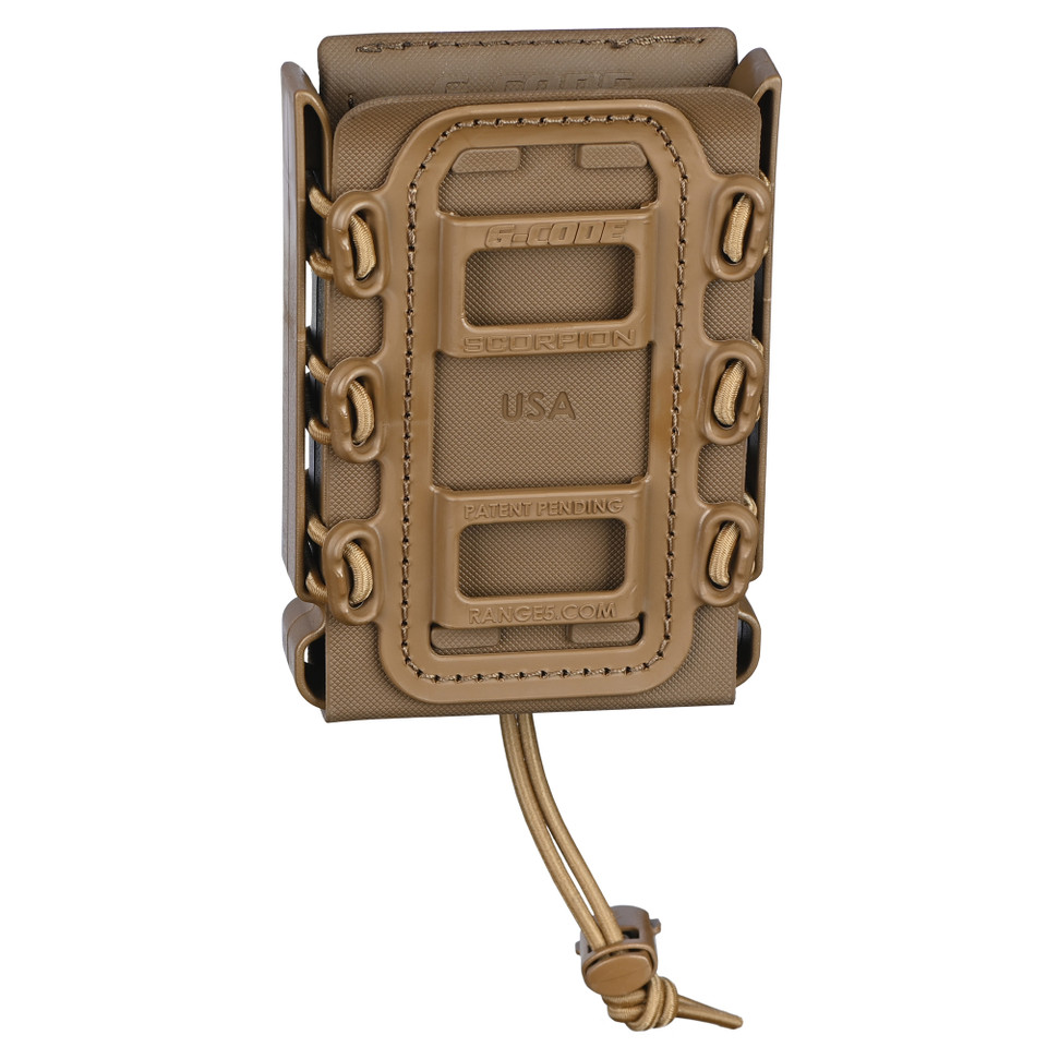 G-Code Scorpion Rifle Kit Tan softshell rifle pouches.