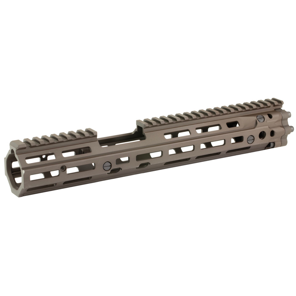 Daniel Defense RIS III 13" FDE M-LOK Rail System for enhanced accuracy and modularity.