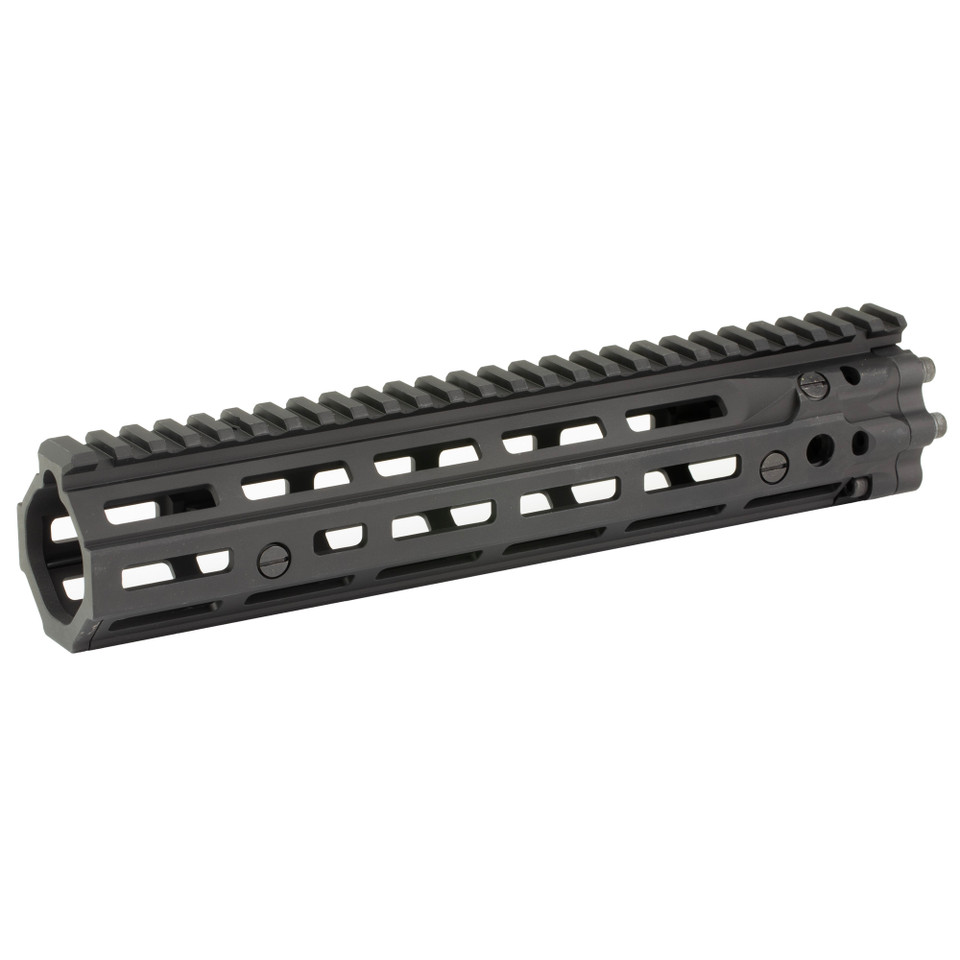 Daniel Defense RIS III 10.5" Black M-LOK Rail System with QD swivel mounts.