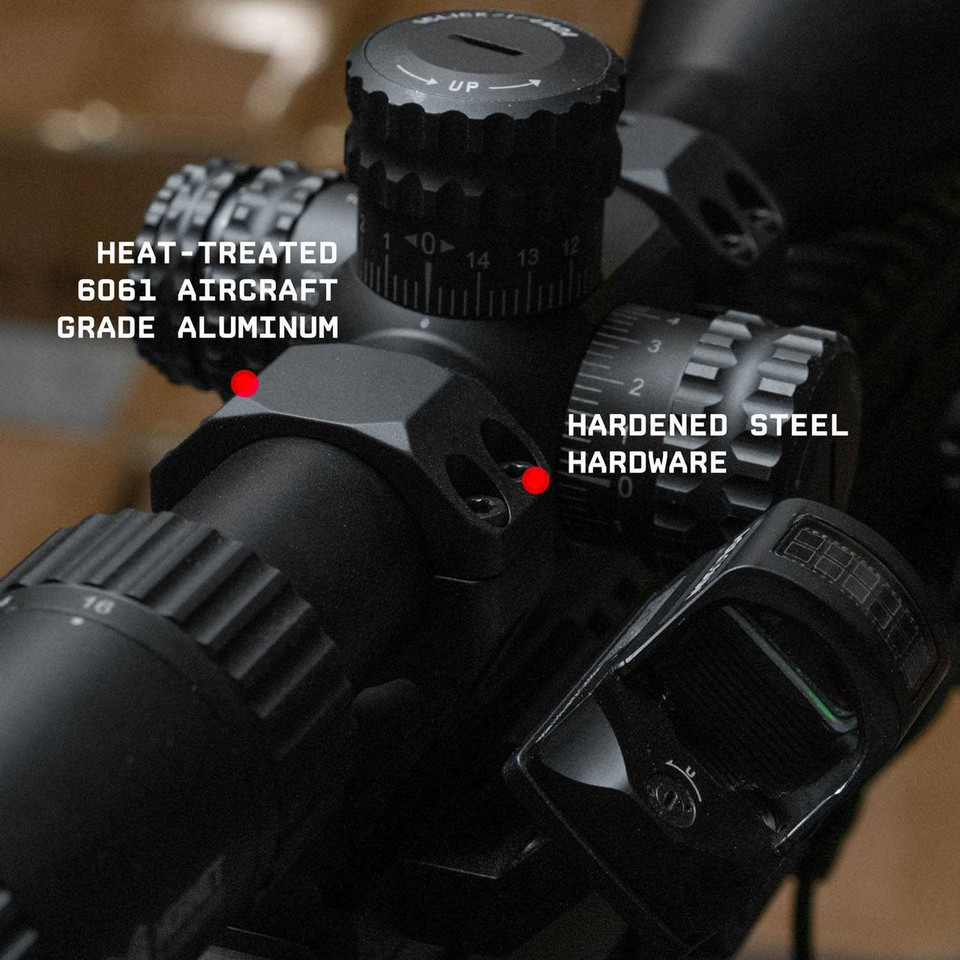 Monstrum Sidewinder Series 30mm Scope Mount with 45 Degree Canted Red Dot Sight Base