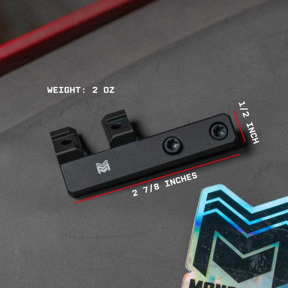 M-LOK Extended 45 Degree Offset Light Mount | Compatible with Surefire M300/M600 Series/Streamlight Protac Series