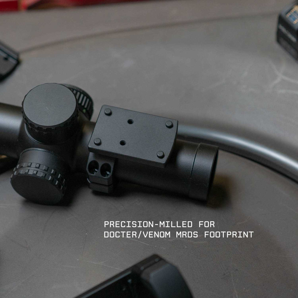 Monstrum Low Profile Piggyback Red Dot Ring Mount for Rifle Scopes | 30 mm