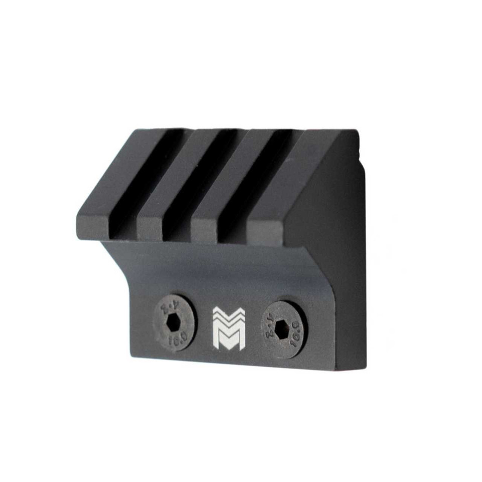 Monstrum Sidewinder Series 30mm scope mount with 45-degree canted red dot base.