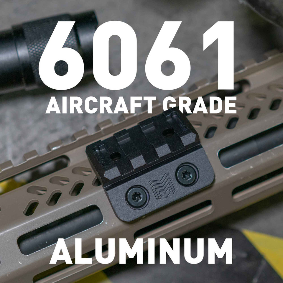 Siege Series dual ring scope mount with anti-cant level bubble, 30mm.