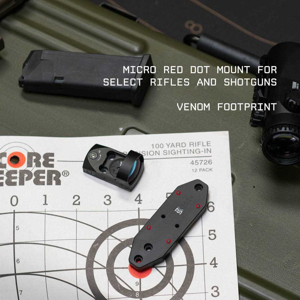 Ruger 10/22 modular Picatinny rail mounting set, front and rear.