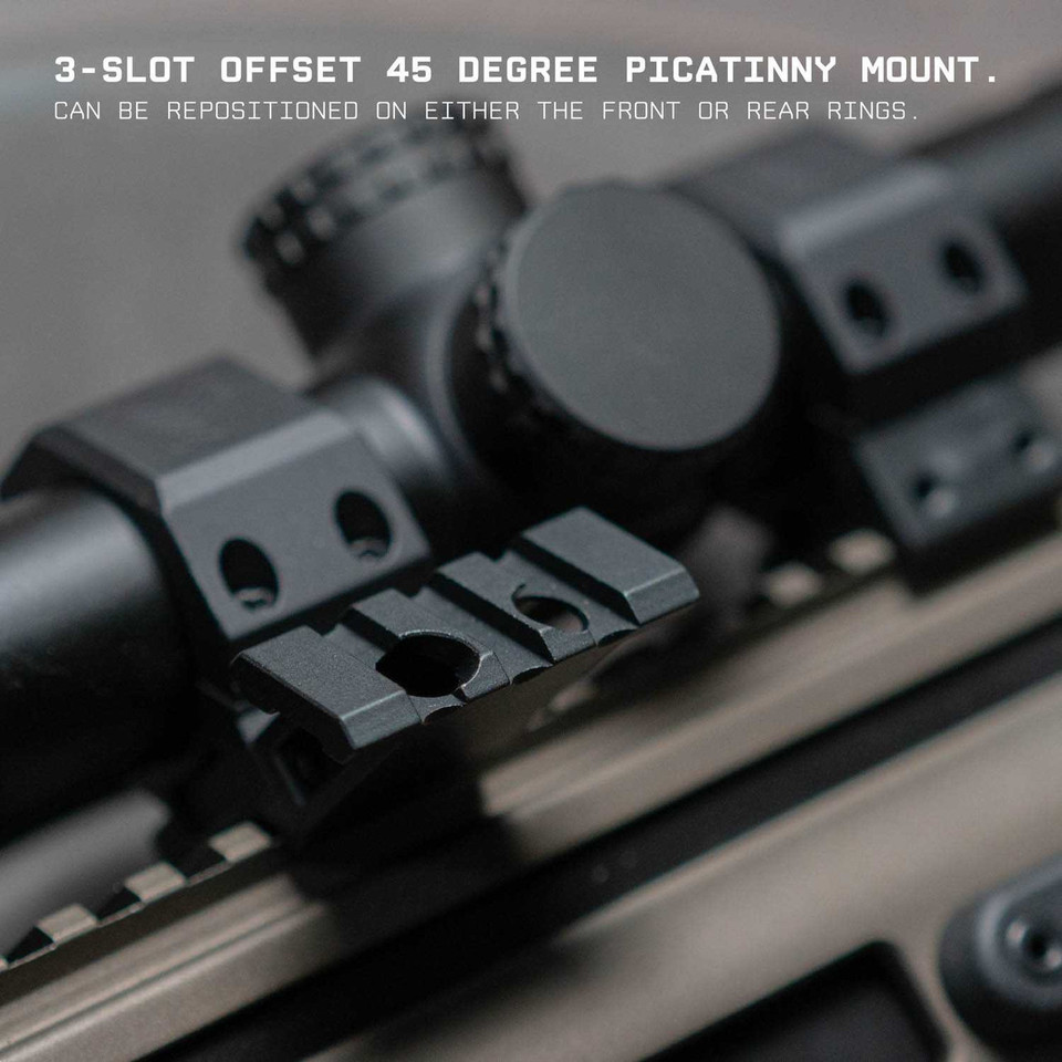 Monstrum M-LOK 45-degree offset scout light mount for Surefire M300/M600.