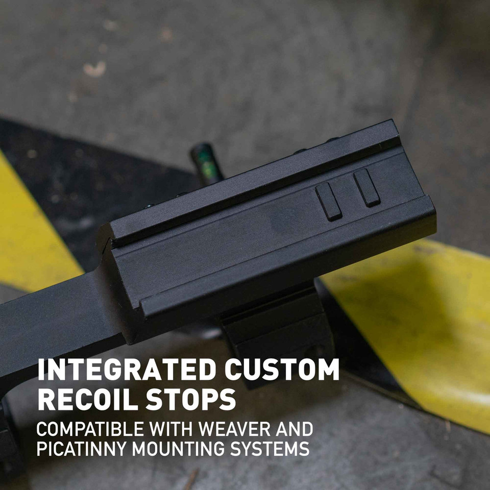 Hydra Series modular cantilever scope mount, 1" & 30mm tubes, Picatinny.