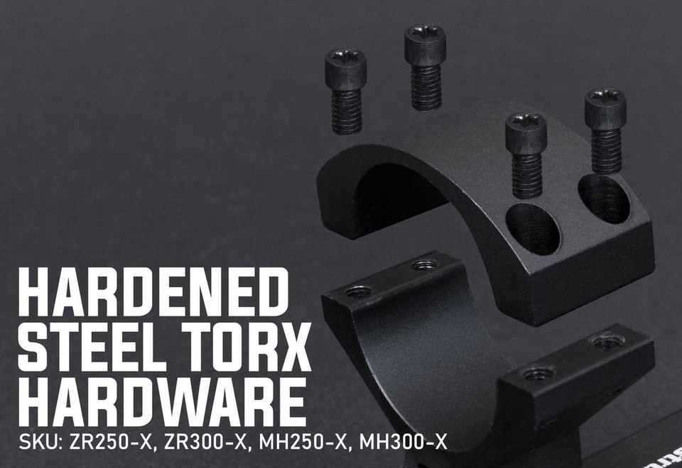 Slim profile offset Picatinny scope mount, 34mm, AR-15 compatible.