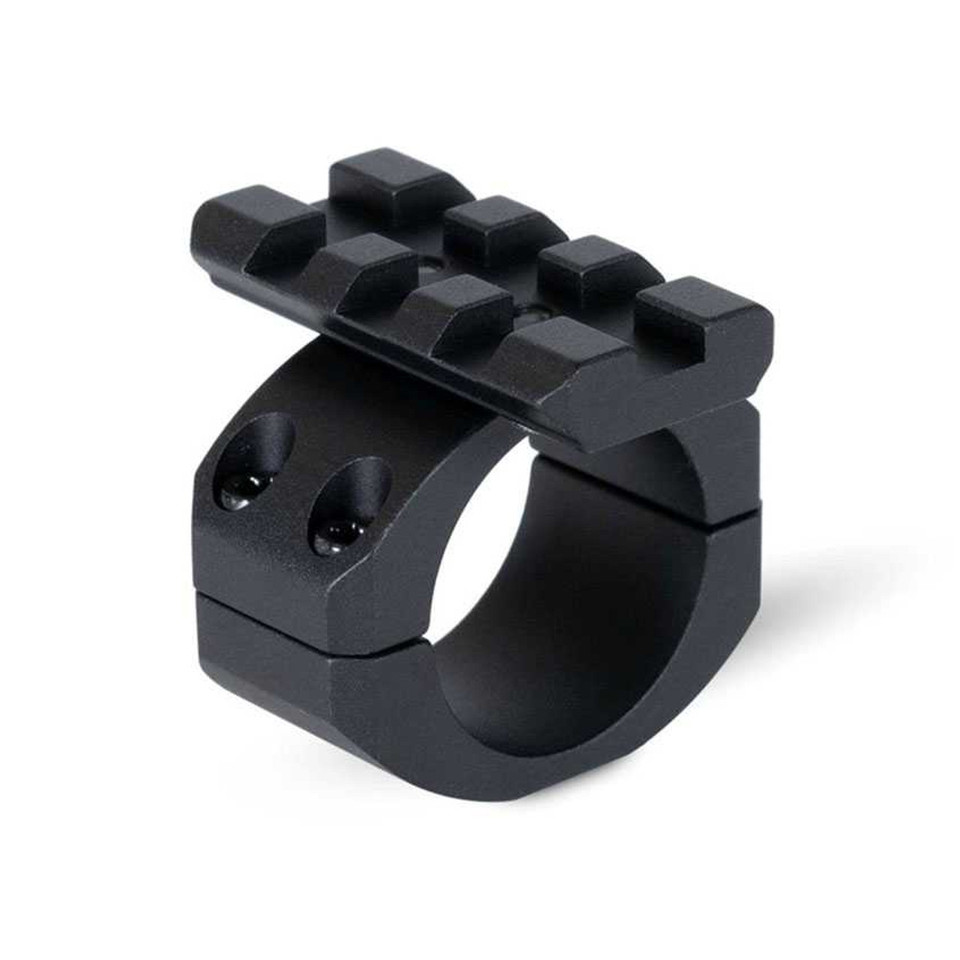 Ruger 10/22 extended 14-slot Picatinny rail mount for scopes and optics.