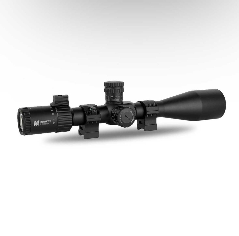 Hornet II | 6-24x50 FFP Rifle Scope